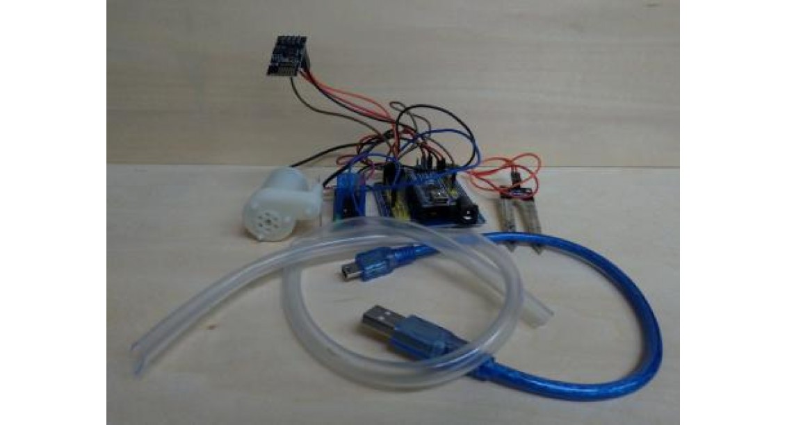 arduino智慧盆栽+esp8266